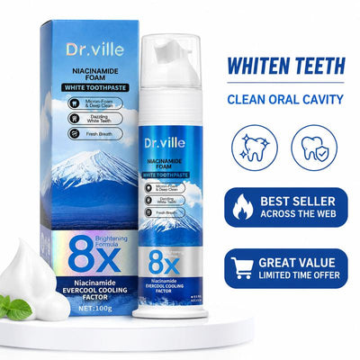 Dr.ville 8X Niacinamide Whitening Toothpaste