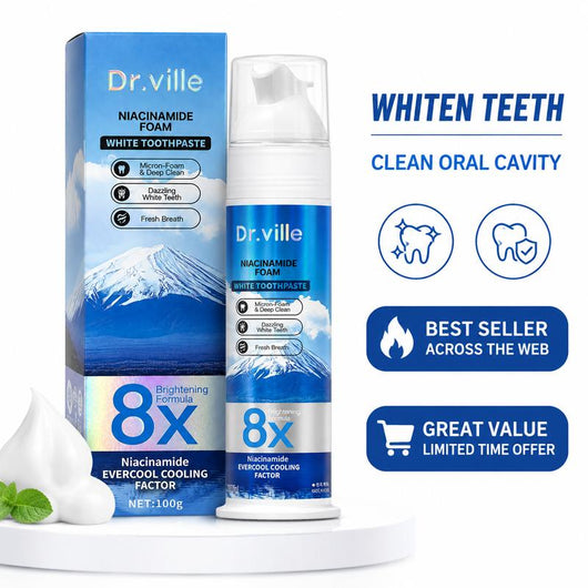 Dr.ville 8X Niacinamide Whitening Toothpaste