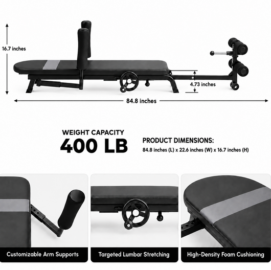 Adjustable Decompression & Stretch Table