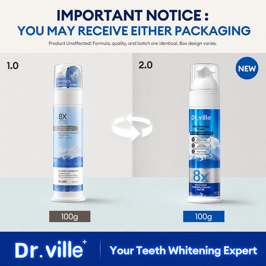 Dr.ville 8X Niacinamide Whitening Toothpaste