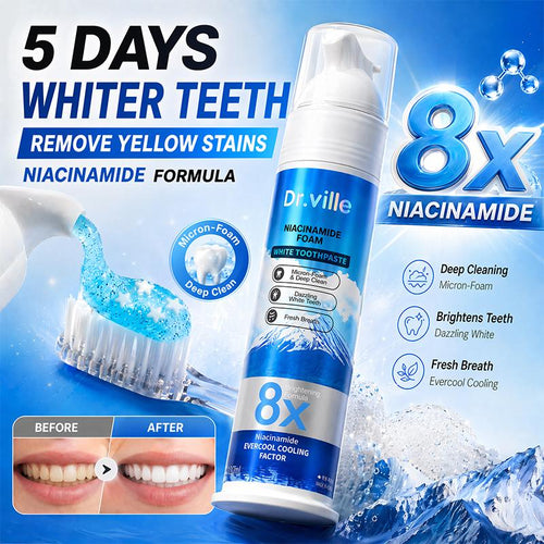 Dr.ville 8X Niacinamide Whitening Toothpaste